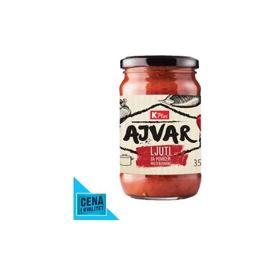 Ajvar blagi sa povrćem 350g K Plus