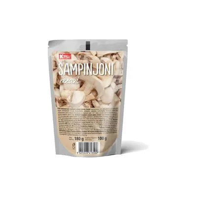 Šampinjoni seckani 180g K Plus