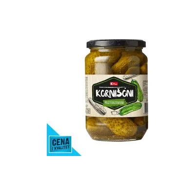 Kornišoni 670g K Plus