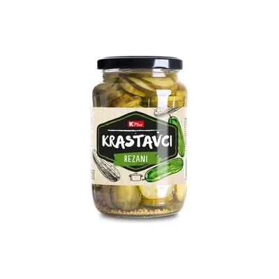 Krastavci rezani 670g K Plus