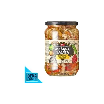 Mešana salata 670g K Plus