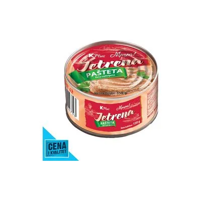 Pašteta jetrena 150g K Plus