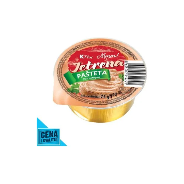 Pašteta jetrena 75g K Plus