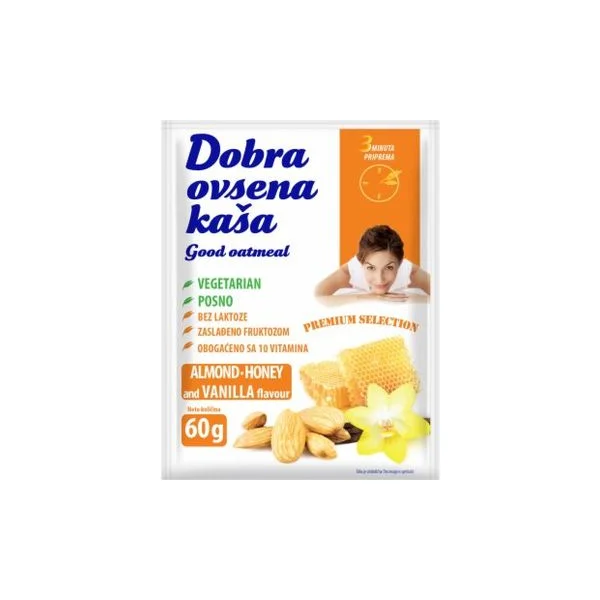 Ovsena kasa dobra badem med vanila 60gr