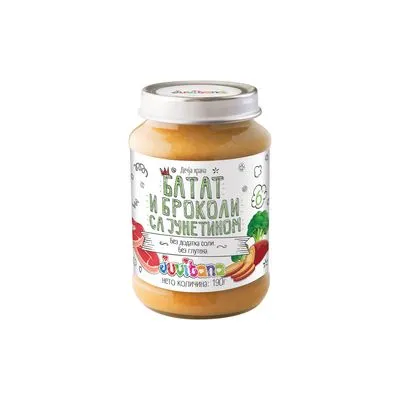 Kašica juv batat&brok junetina 190g