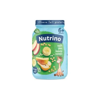 Nutrino pire od voća jabuka, kruška, banana sa žitaricama 190g