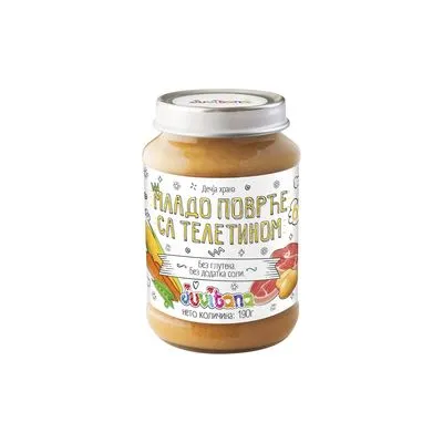 Kašica mlado povrće sa teletinom Juvitana 190g swisslion