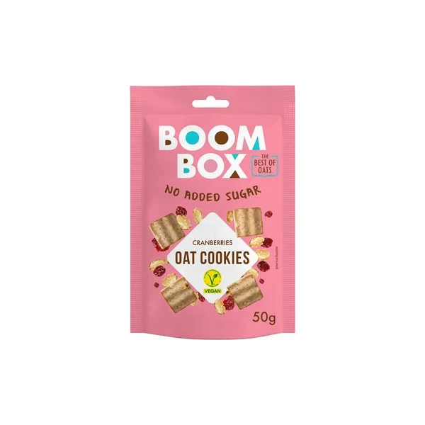 Keksići ovseni sa brusnicom 50g boombox