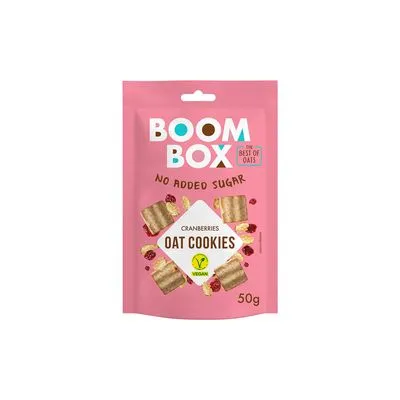 Keksići ovseni sa brusnicom 50g boombox