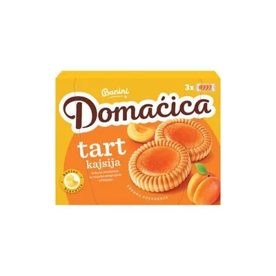 Domaćica tart kajsija 210g banini
