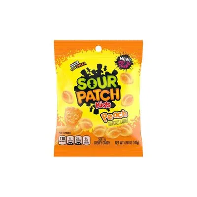 Bombone sour patch peach 80gr