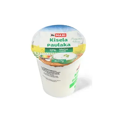 Kisela pavlaka 12% mm Maxi 400g