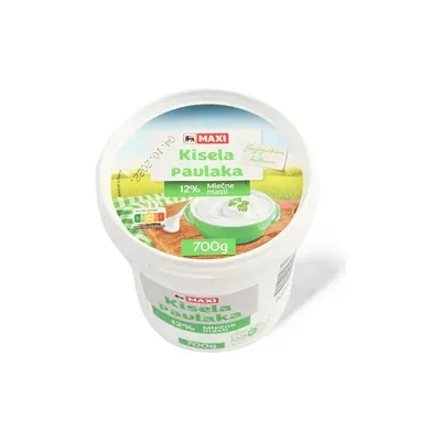 Kisela pavlaka 12%mm Maxi 700g