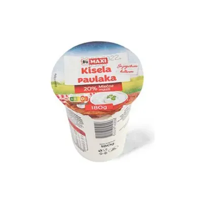 Kisela pavlaka 20%mm Maxi 180g