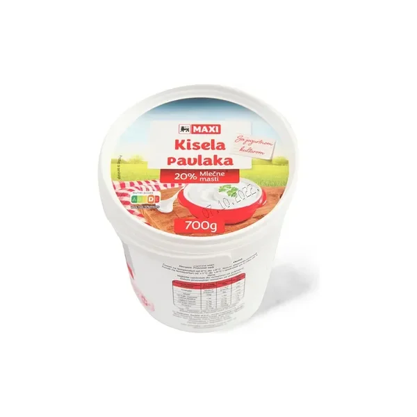 Kisela pavlaka 20%mm Maxi 700g