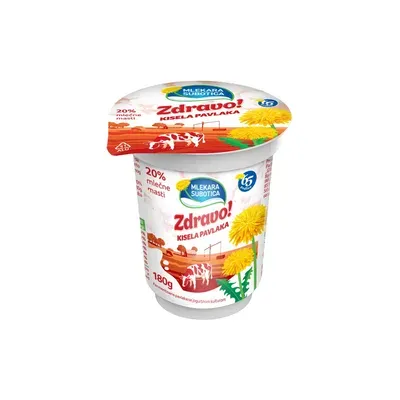 Zdravo! Kisela pavlaka 20%180g casa