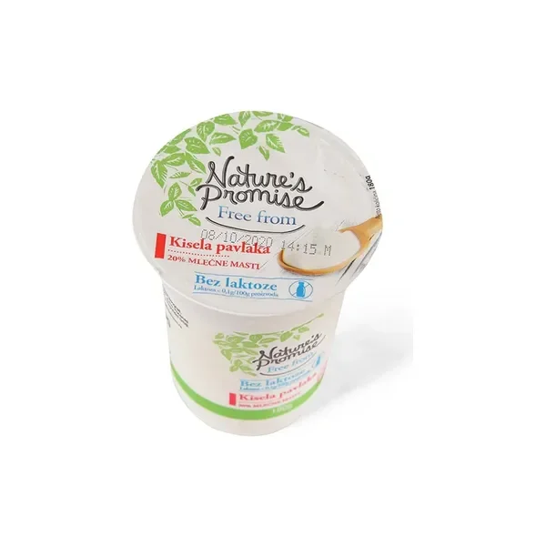 Kisela pavlaka bez lak. 20%mm 180g NP