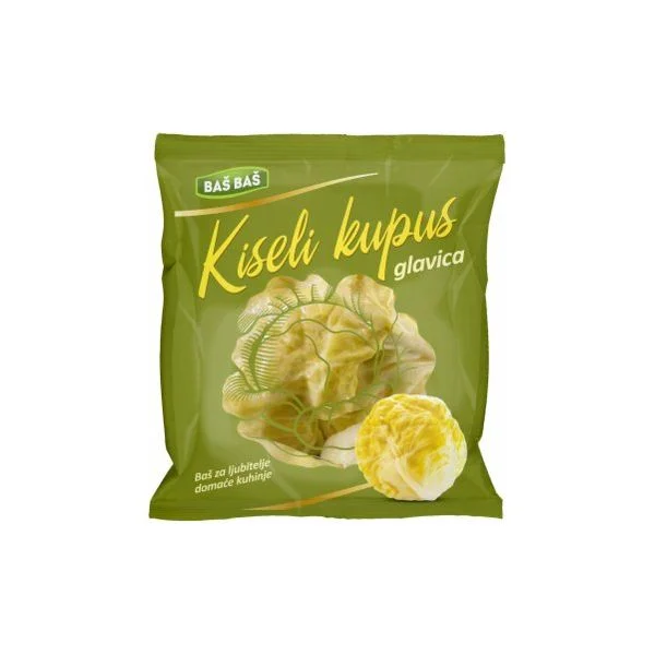 Kiseli kupus glavica baš baš