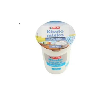 Kiselo mleko 2.8%mm Maxi 180g