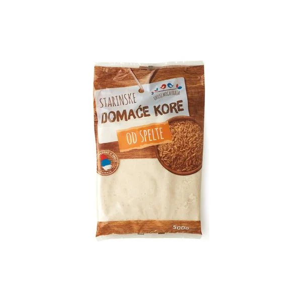 Kore domaće od spelte 500g umk
