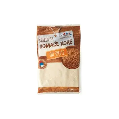 Kore domaće od spelte 500g umk