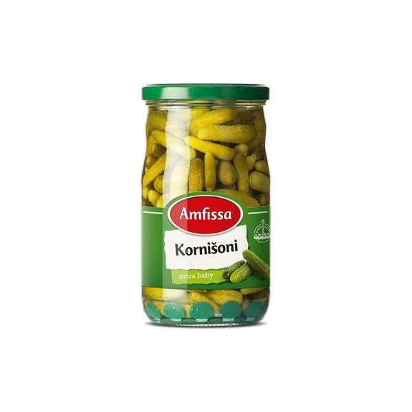 Kornišoni extra baby 680g amfissa