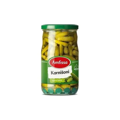 Kornišoni extra baby 680g amfissa