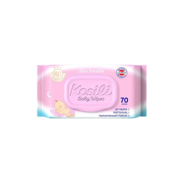 Kosili baby vlažne maramice roze 70/1