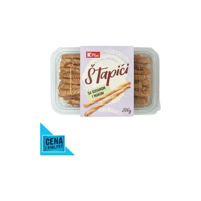 Štapići K Plus susam i mak 200g