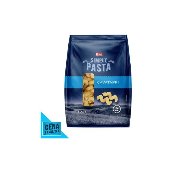 Testenina cavatappi 500g K Plus