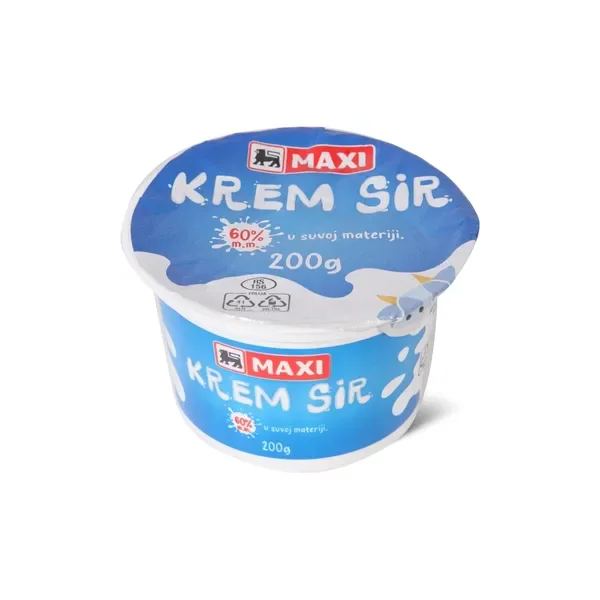 Krem sir classic 60%mm Maxi 200g