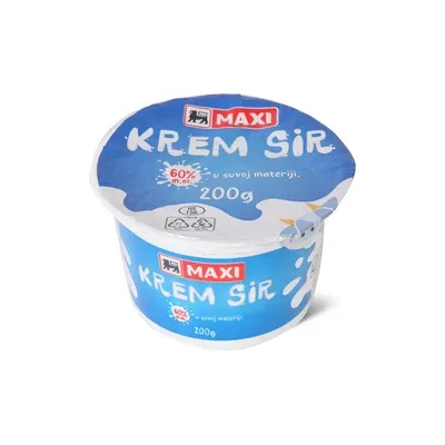 Krem sir classic 60%mm Maxi 200g