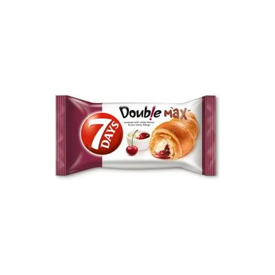Kroasan 7 days double vanila-višnja 80g