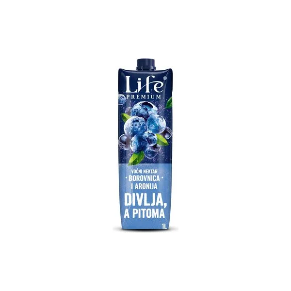 Sok borovnica Life premium 1l nectar