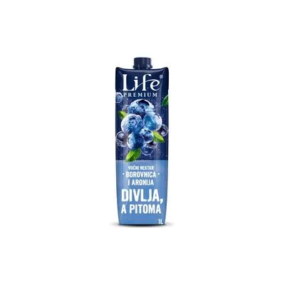 Sok borovnica Life premium 1l nectar