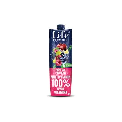 Sok crveni multivitamin Life premium 1l nectar