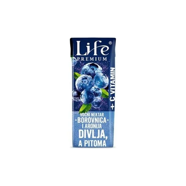 Sok Life premijum borovnica 0.2l nectar
