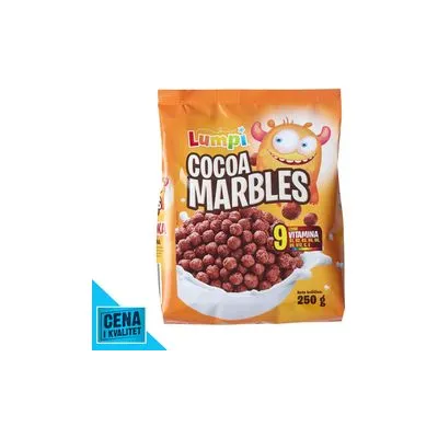 Pahuljice choco marbles 250g Lumpi