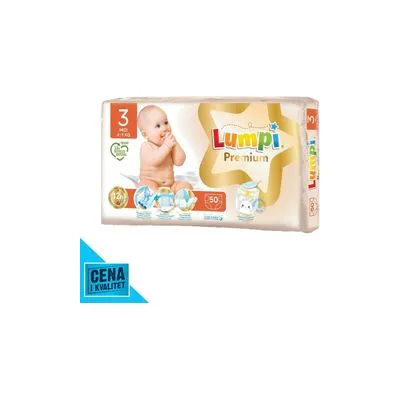 Pelene prem midi 3 4-9kg 50/1 Lumpi