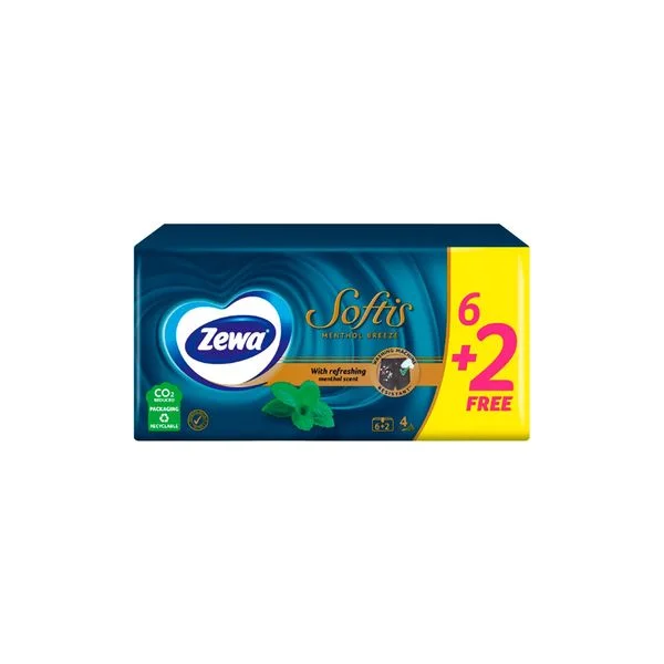 Maramice papirne Softis mentol 4sl Zewa