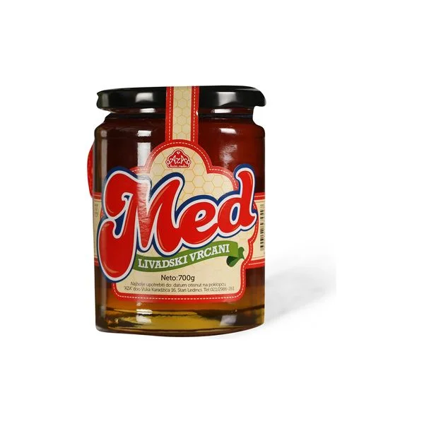 Med livadski 700gr staklo