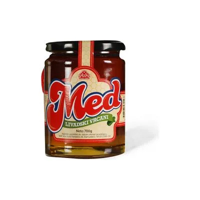 Med livadski 700gr staklo