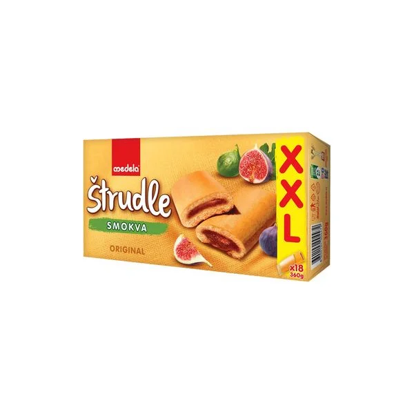 Keks strudla smokva 360gr Medela