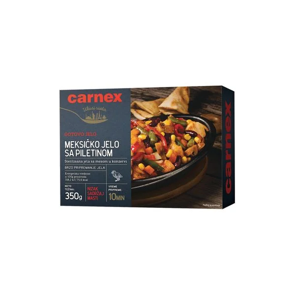 G.j.meksicko sa piletinom 350gr Carnex