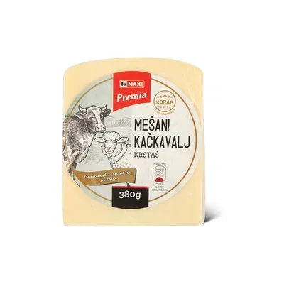 Mesani kackavalj Krstas Maxi 380g