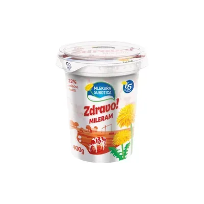 Mileram suboticki 22%mm 400gr mlekara subotica