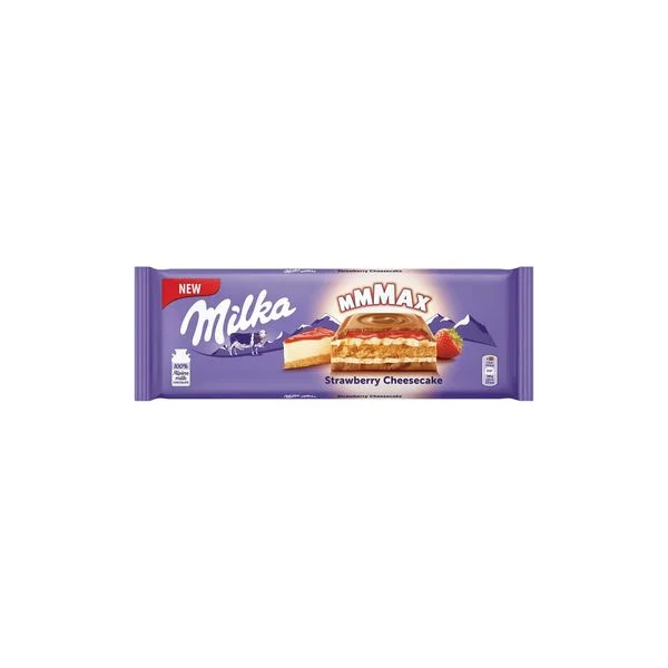 Milka strawberry cheesecake 300g