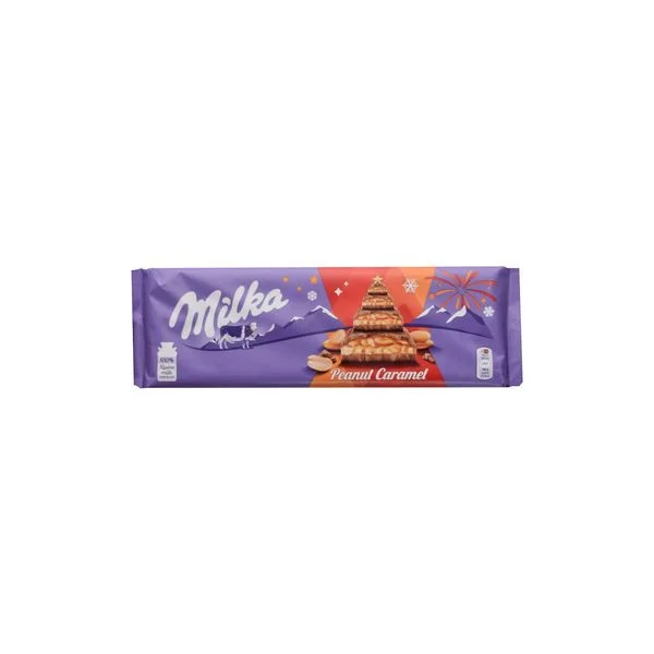 Milka caramel peanut 276g nelt