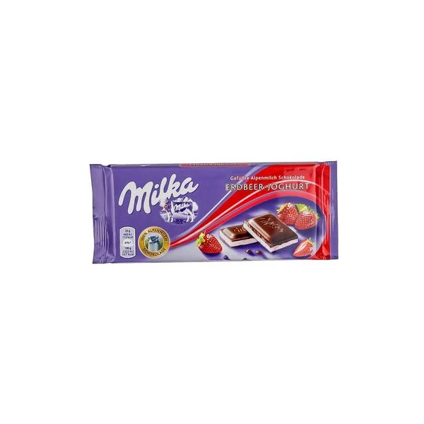 Milka strawberry yoghurt 100g