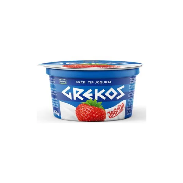 Voćni jogurt Grekos jagoda 150g imlek